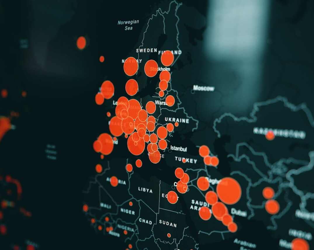 data visualization on screen