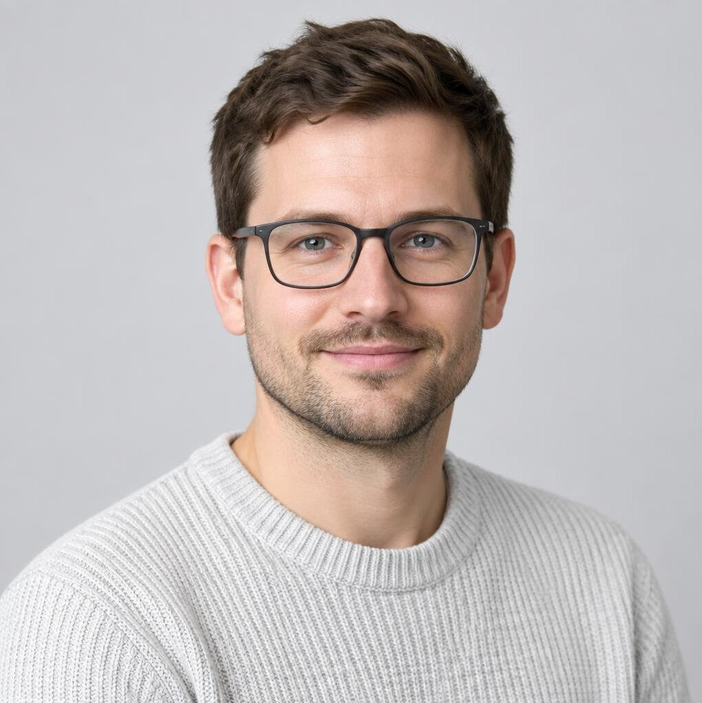 Portrait of a German male data analyst