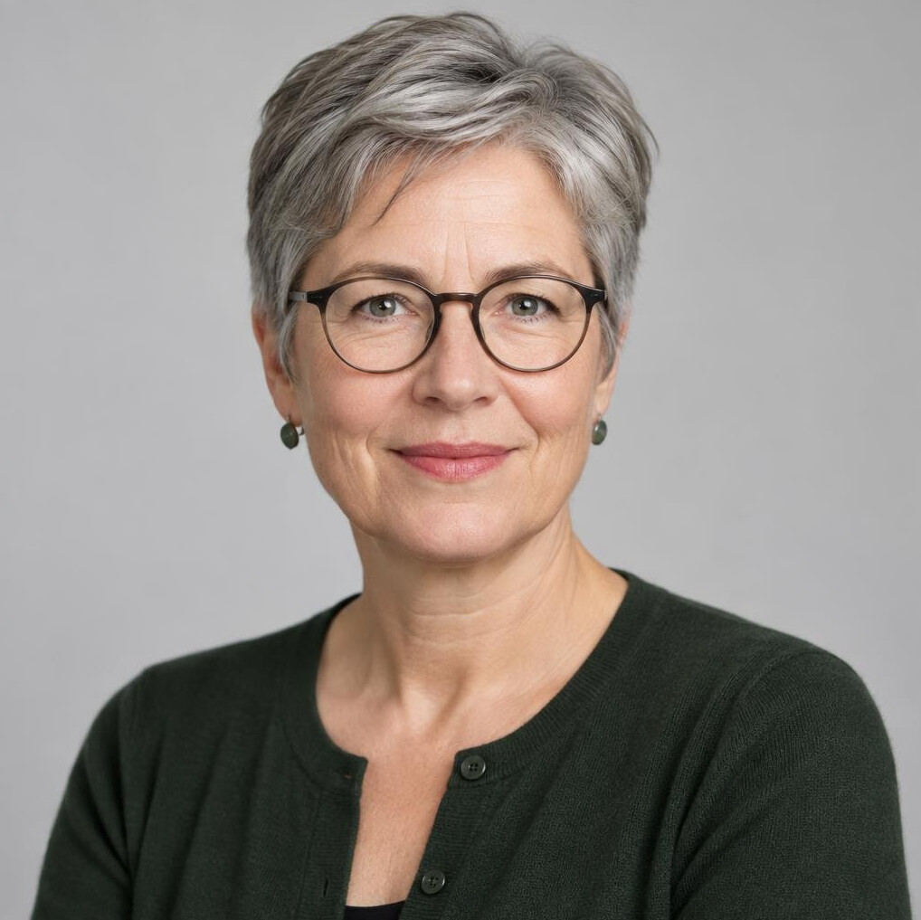 Portrait of a senior German sociologist woman